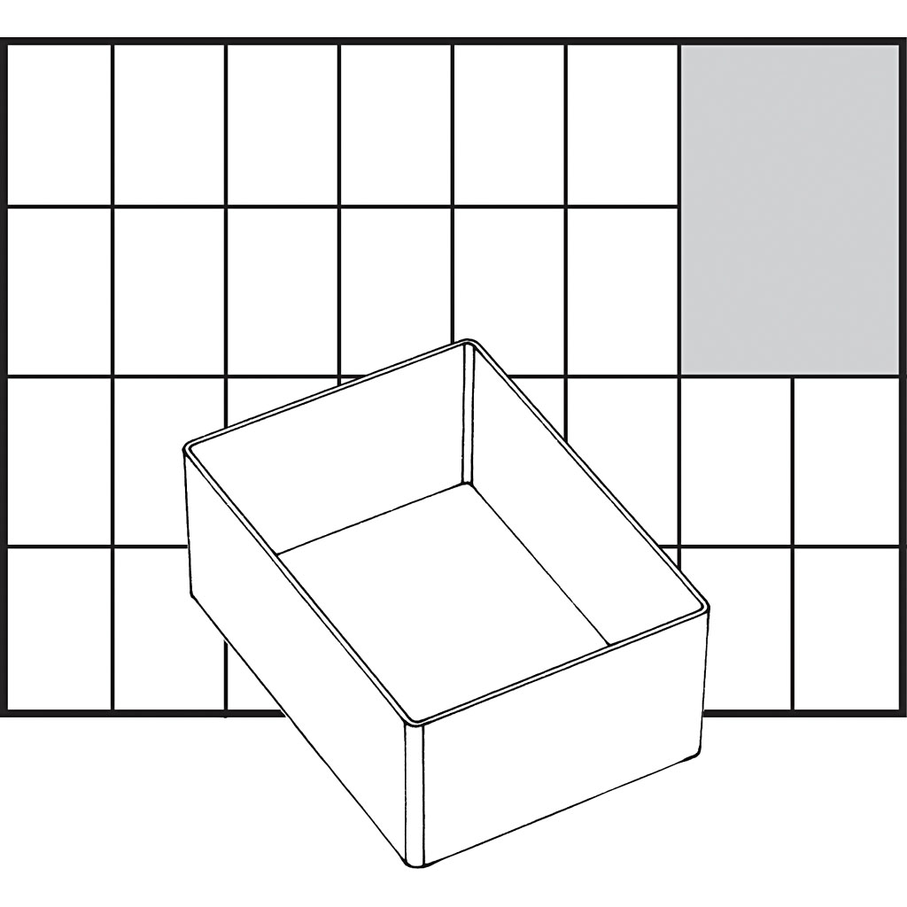 Raaco Inzetbox Voor Opslagbox 109x79x47 Mm