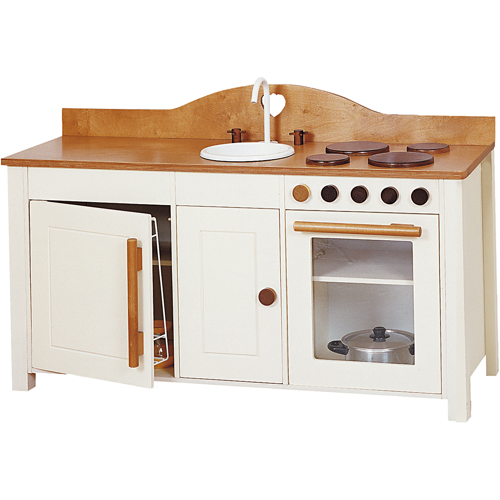 Legekøkken, str. 112x36x56 cm, 1 stk.