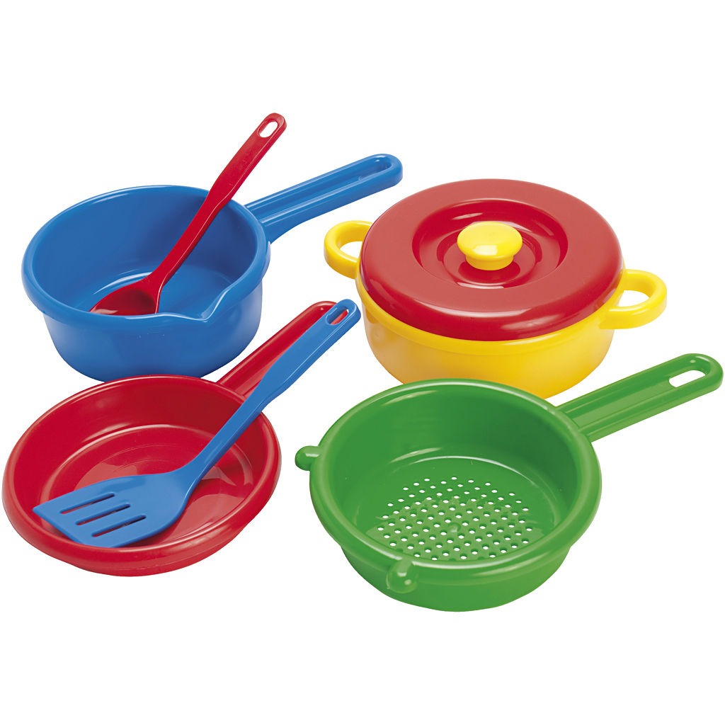 Dantoy gryder og pander, 14 stk./ 1 sæt