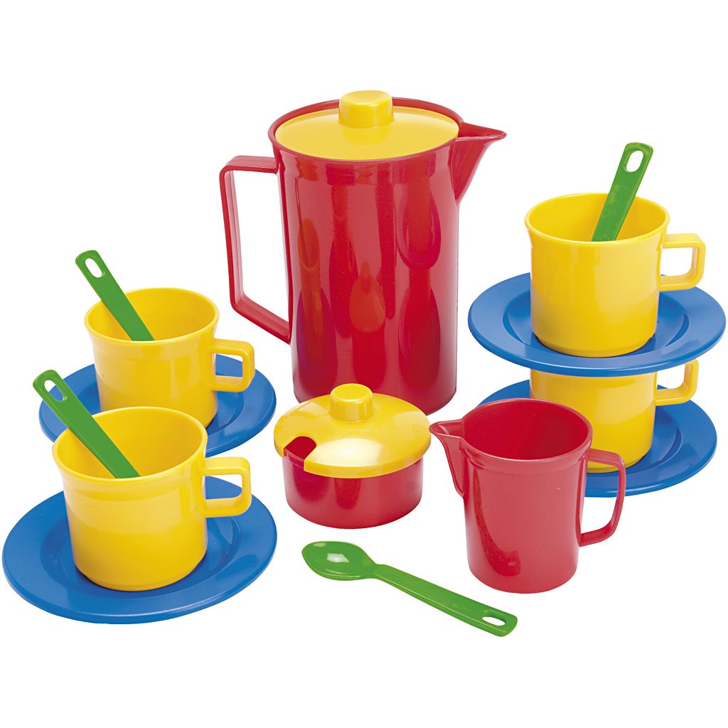 Dantoy kaffestel, 17 stk./ 1 sæt