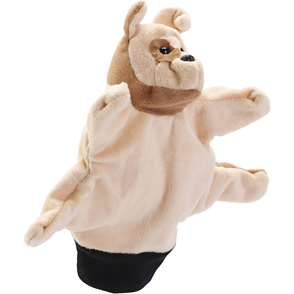 Hånddukke, Hund, str. 20 cm, 1 stk.