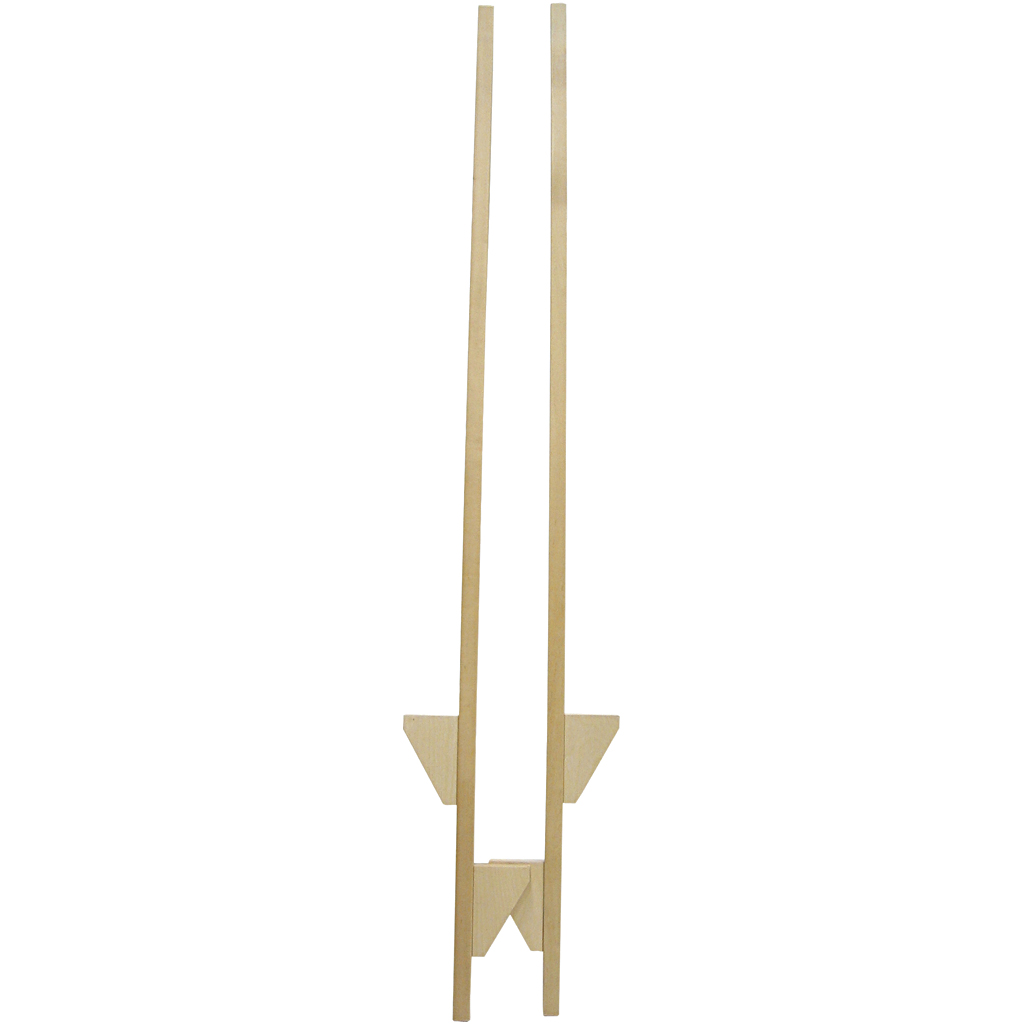 Stylter i træ, H: 180 cm, 3 par/ 1 pk.