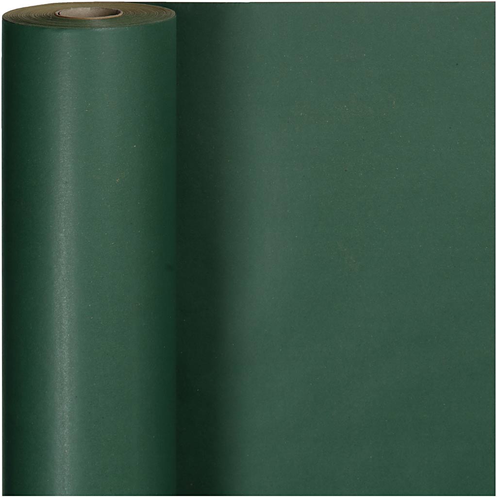 Cadeaupapier, B: 50 cm, 60 gr, groen, 100 m/ 1 rol