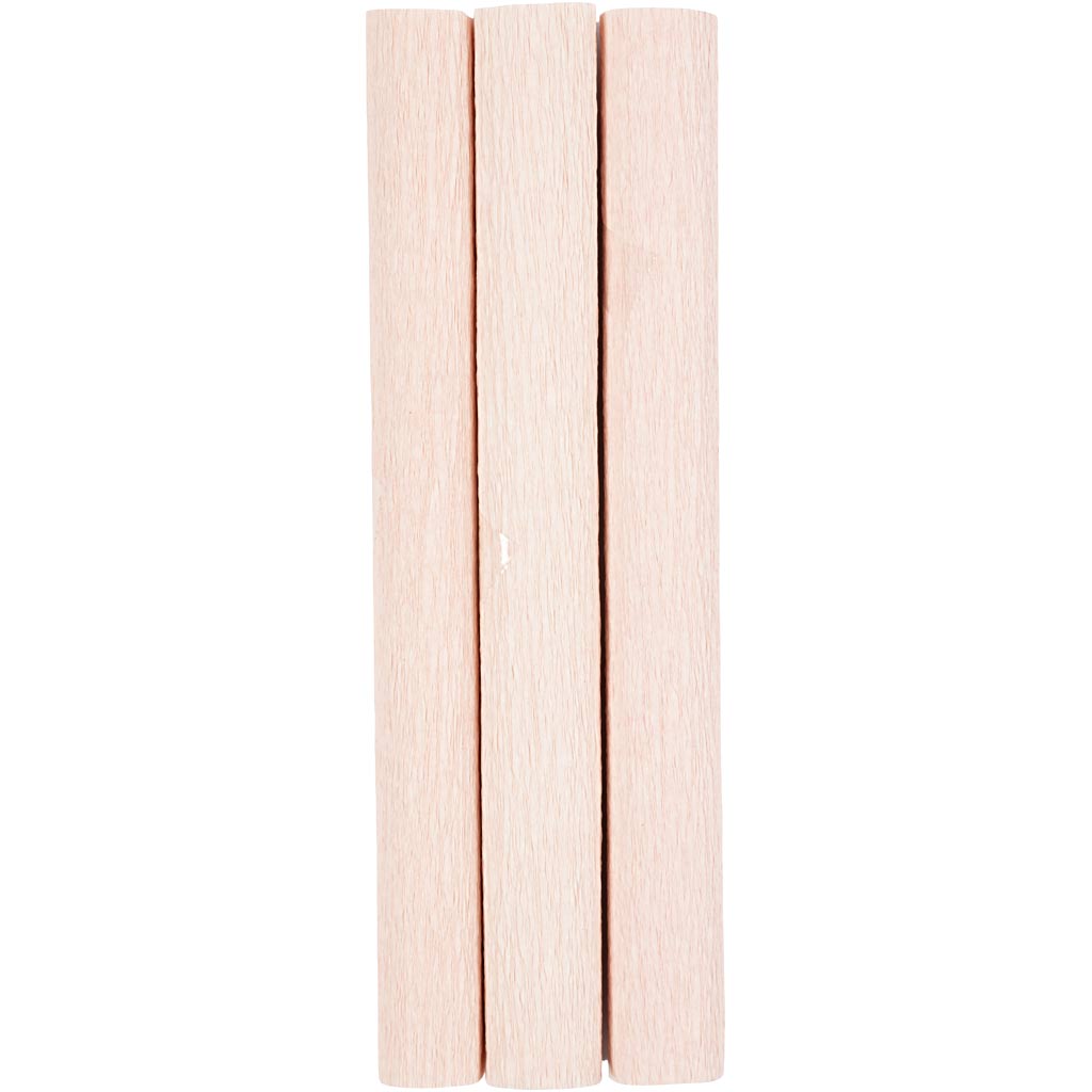 Crêpepapier, lichtroze, 25x60 cm, Crêpe-verhouding: 180%, 105 gr, 3 vel/ 1 doos