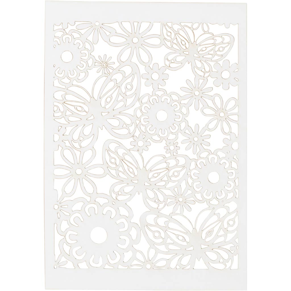 Blondekarton, 10,5x15 cm, 200 g, hvid, 10 stk./ 1 pk.