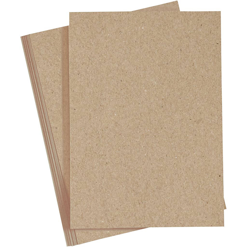 Karton, A4, 210x297 mm, 220 gr, naturel, 10 stuk/ 1 doos