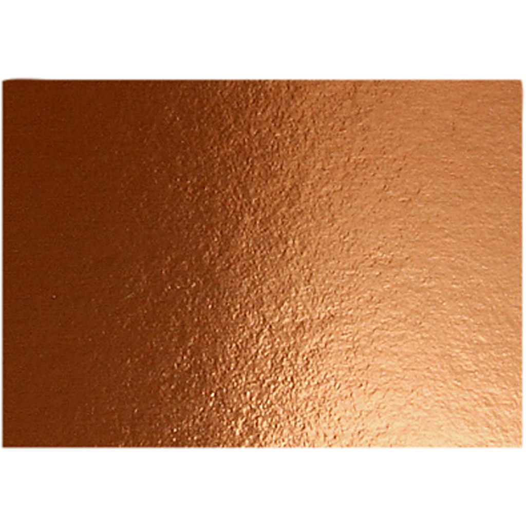 Metalkarton, A4, 210x297 mm, 280 g, kobber, 10 ark/ 1 pk.