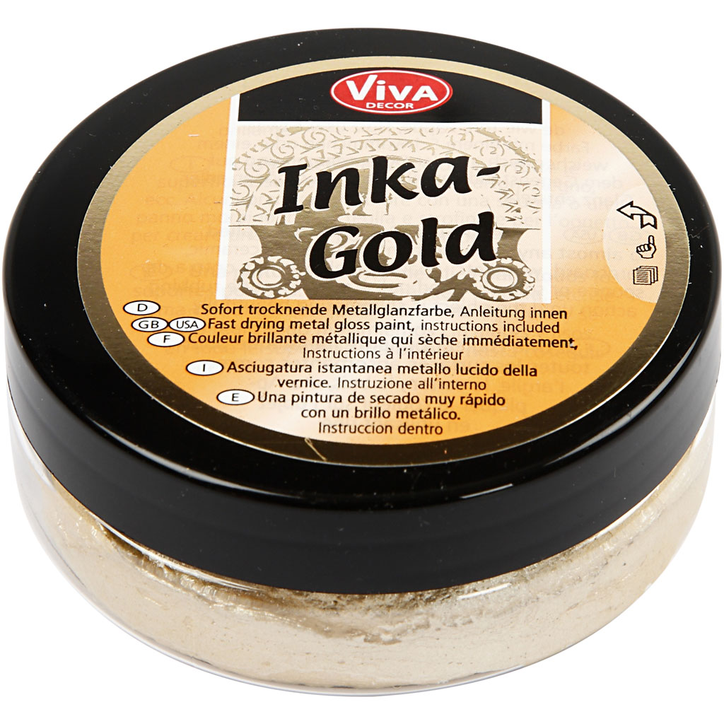 Inka Gold, licht goud, 50 ml