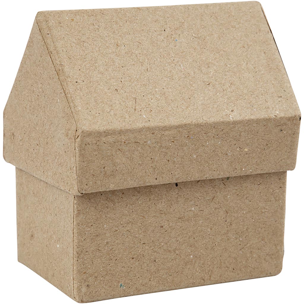 Creotime Huis, afm 6x8,5 cm, 4 stuks