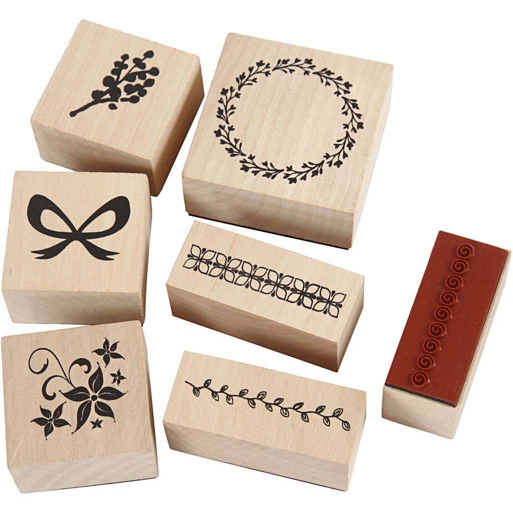 Rubber stamps set