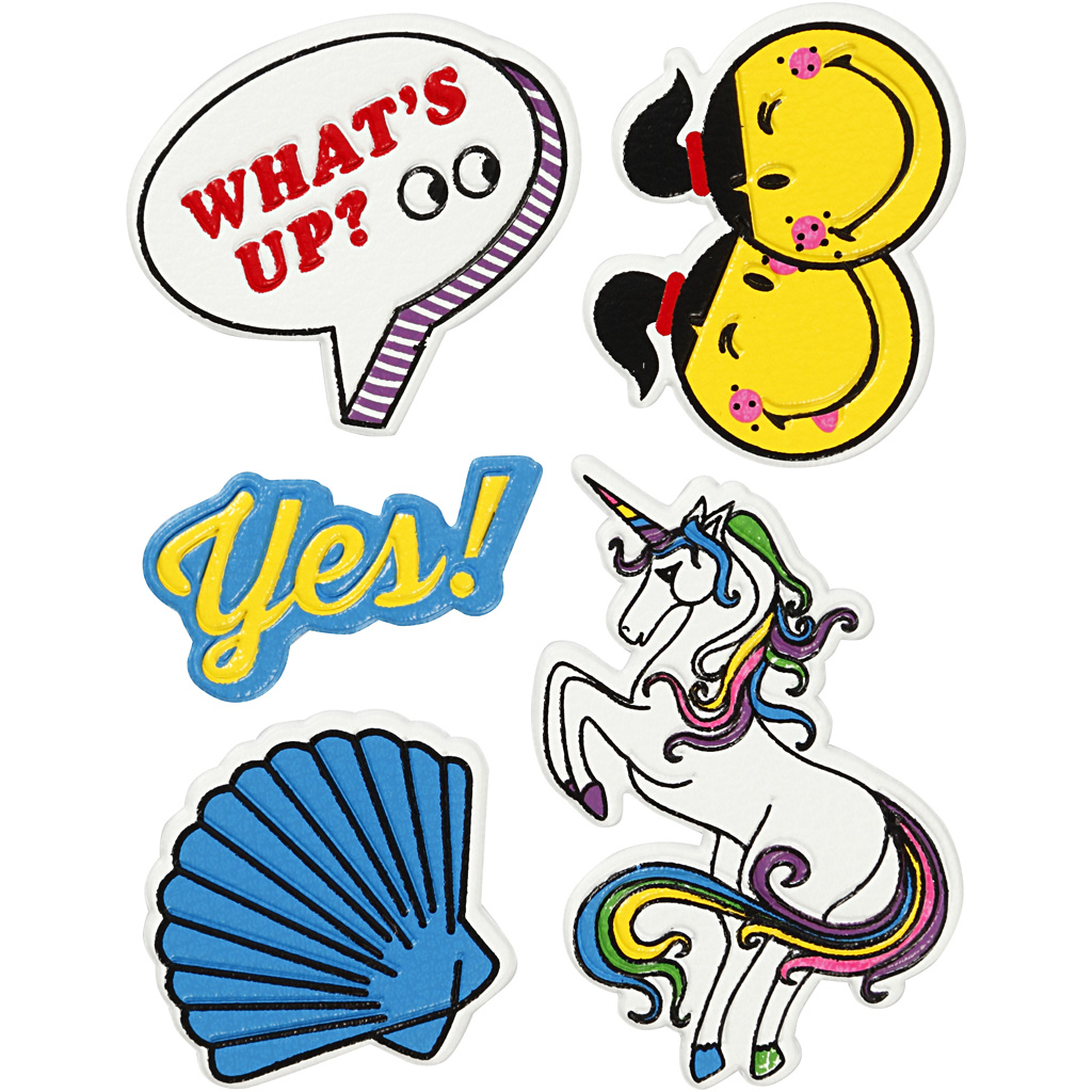 Soft Stickers , Whats up, 12,2x17,75 cm, 1 vel
