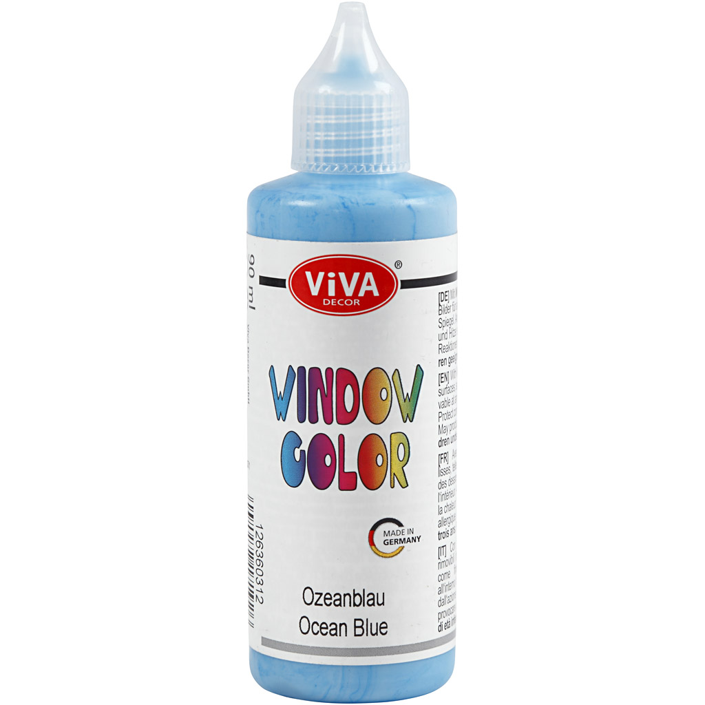 Glasverf - Lichtblauw - Viva Decor - 90 ml