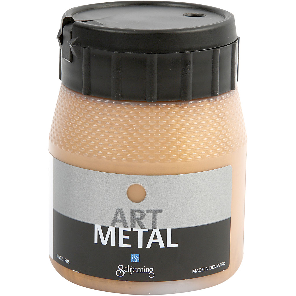 Hobbyverf metallic, donker goud, 250 ml/ 1 fles