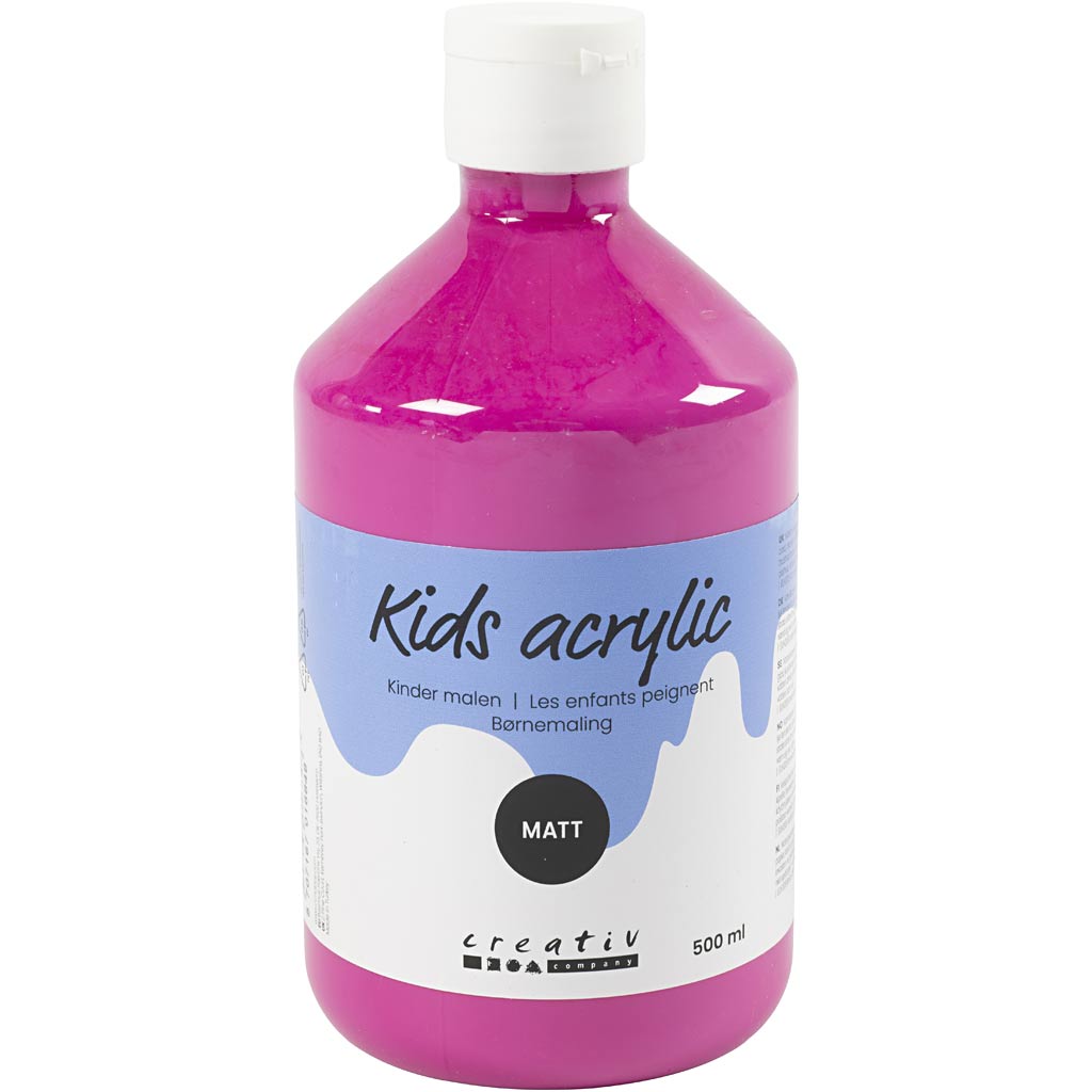 A-Color acrylverf, 500 ml, roze