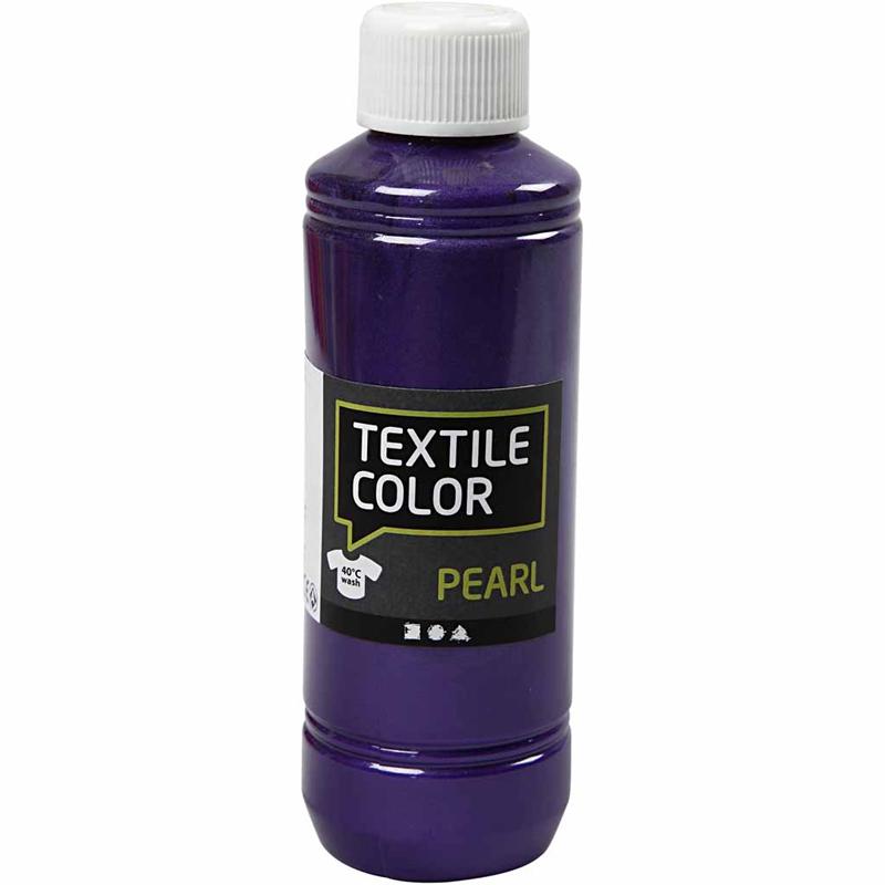 Textile Color, parelmoer, violet, 250 ml/ 1 fles