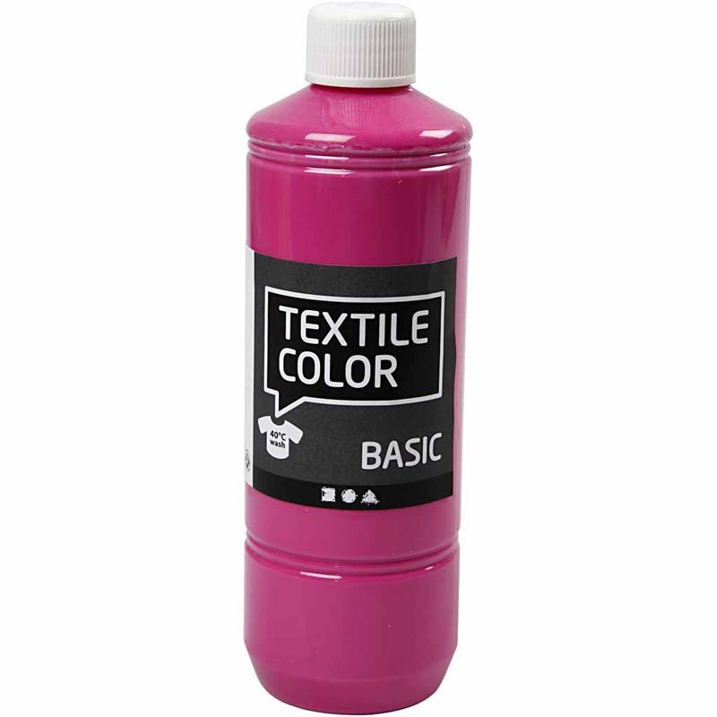 Textile Color, 500 ml, roze