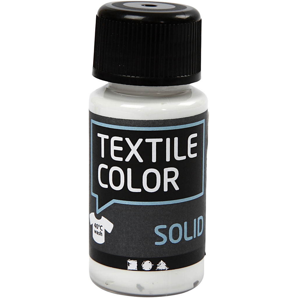 Textile Color, dekkend, wit, 50 ml/ 1 fles