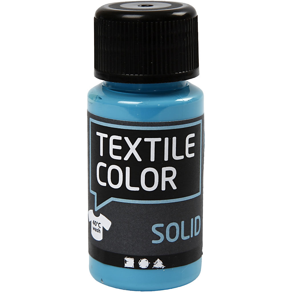 Textile Color, dekkend, turquoiseblauw, 50 ml/ 1 fles