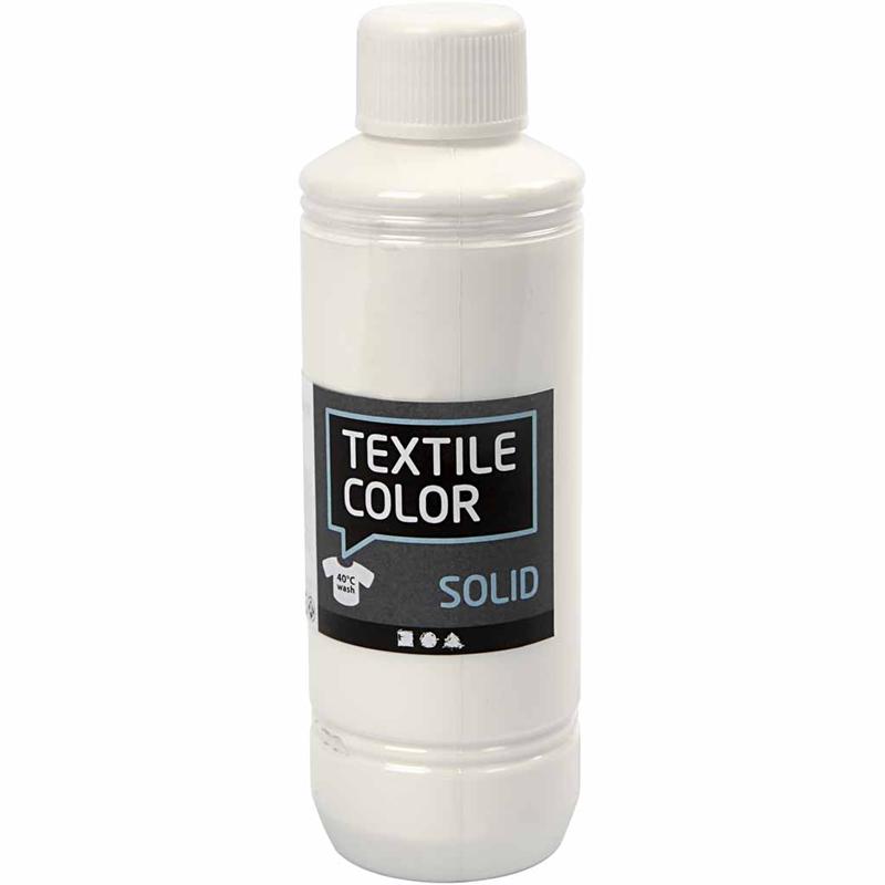 Textile Color, dekkend, wit, 250 ml/ 1 fles