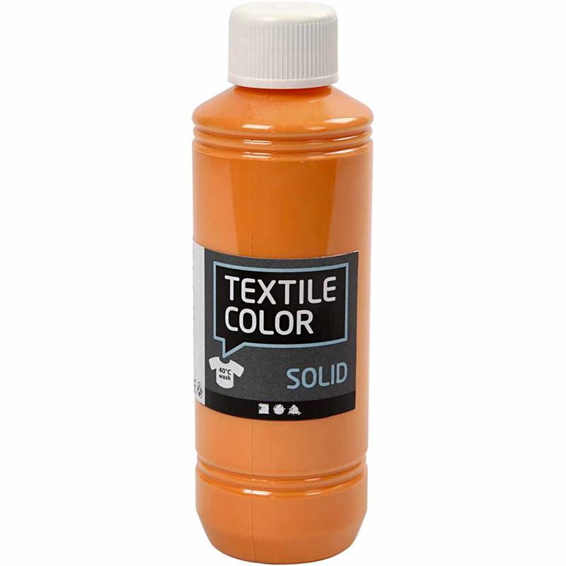 Textile Color, dekkend, oranje, 250 ml/ 1 fles