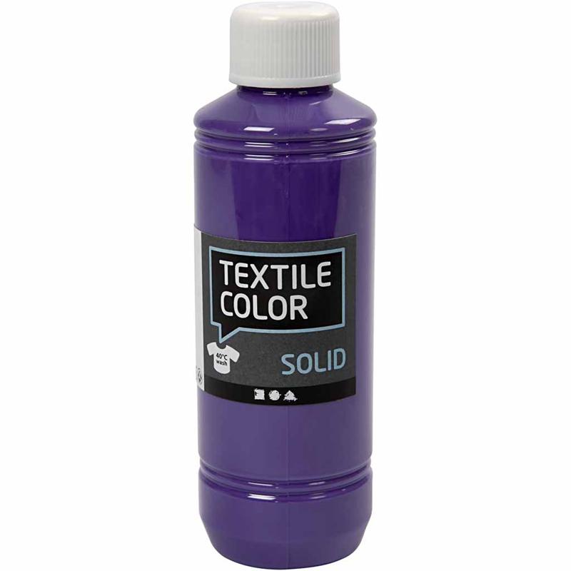 Textile Color, dekkend, paars, 250 ml/ 1 fles