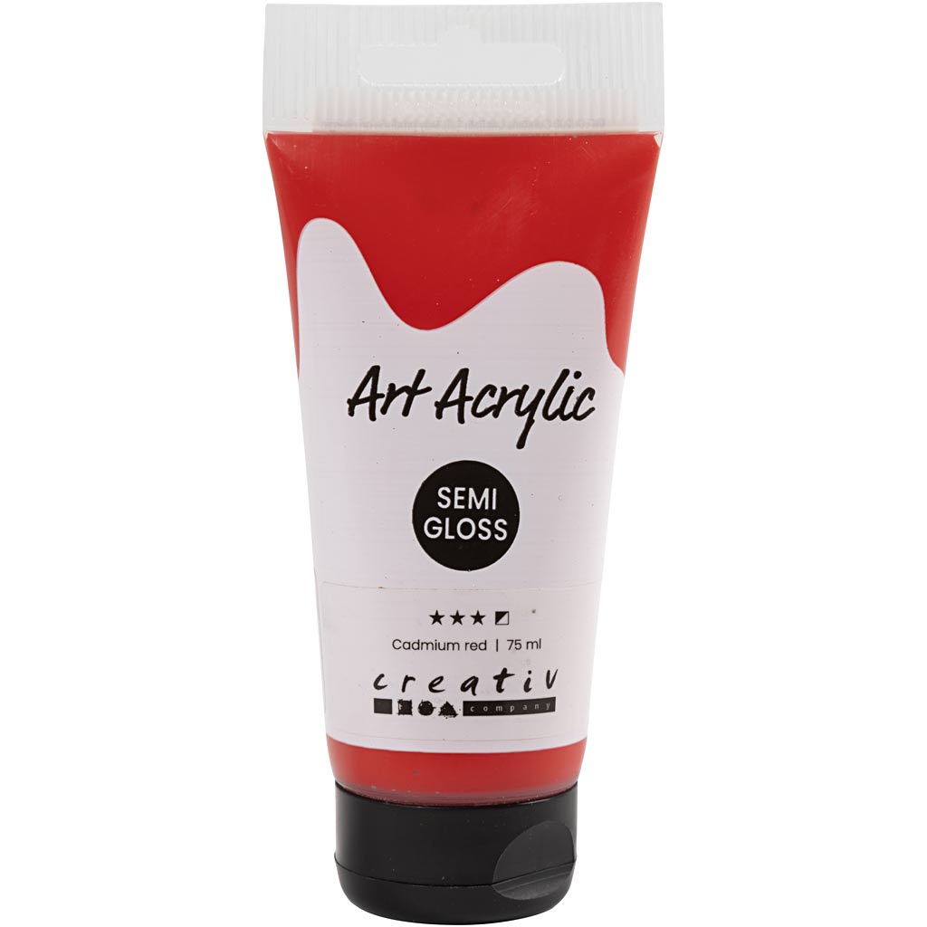 Pigment Art Acrylverf Cadmium Rood 75 ml