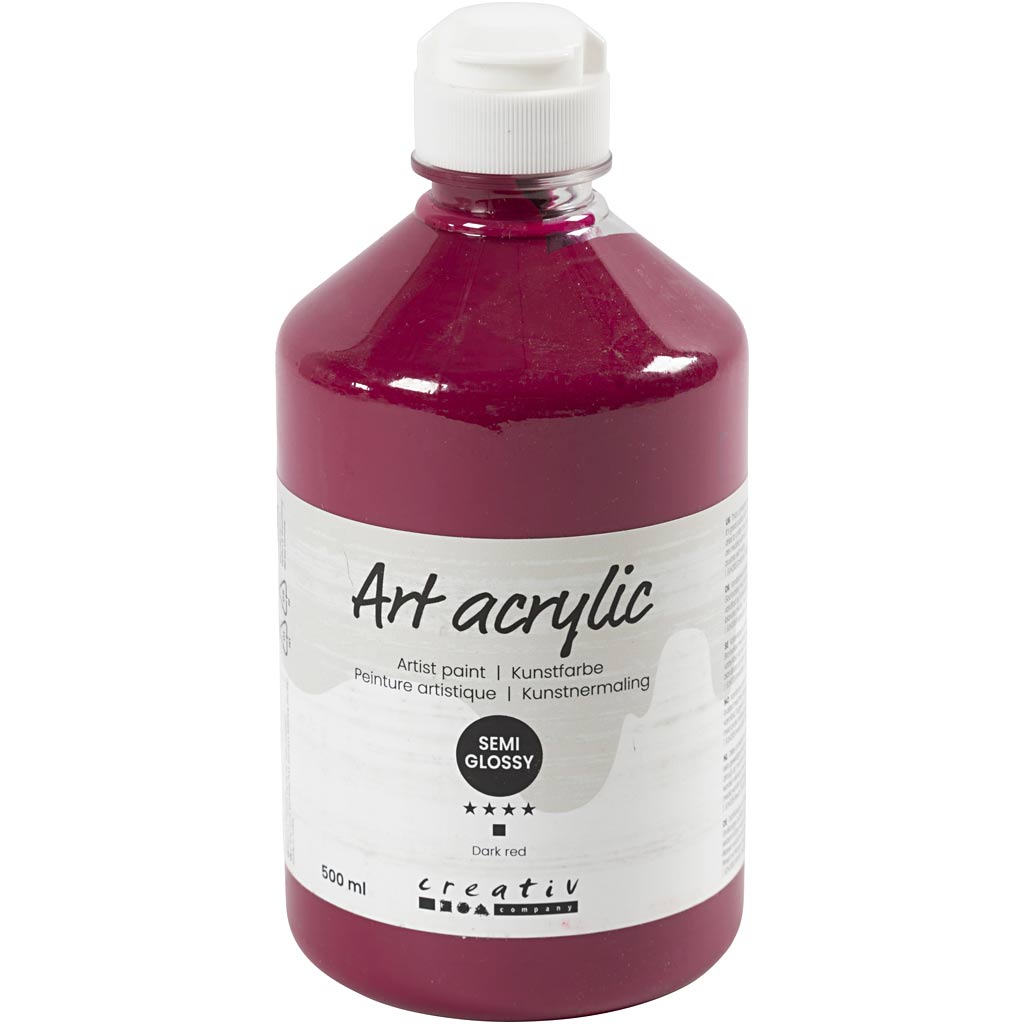 Pigment Art School, dark red, 500 ml