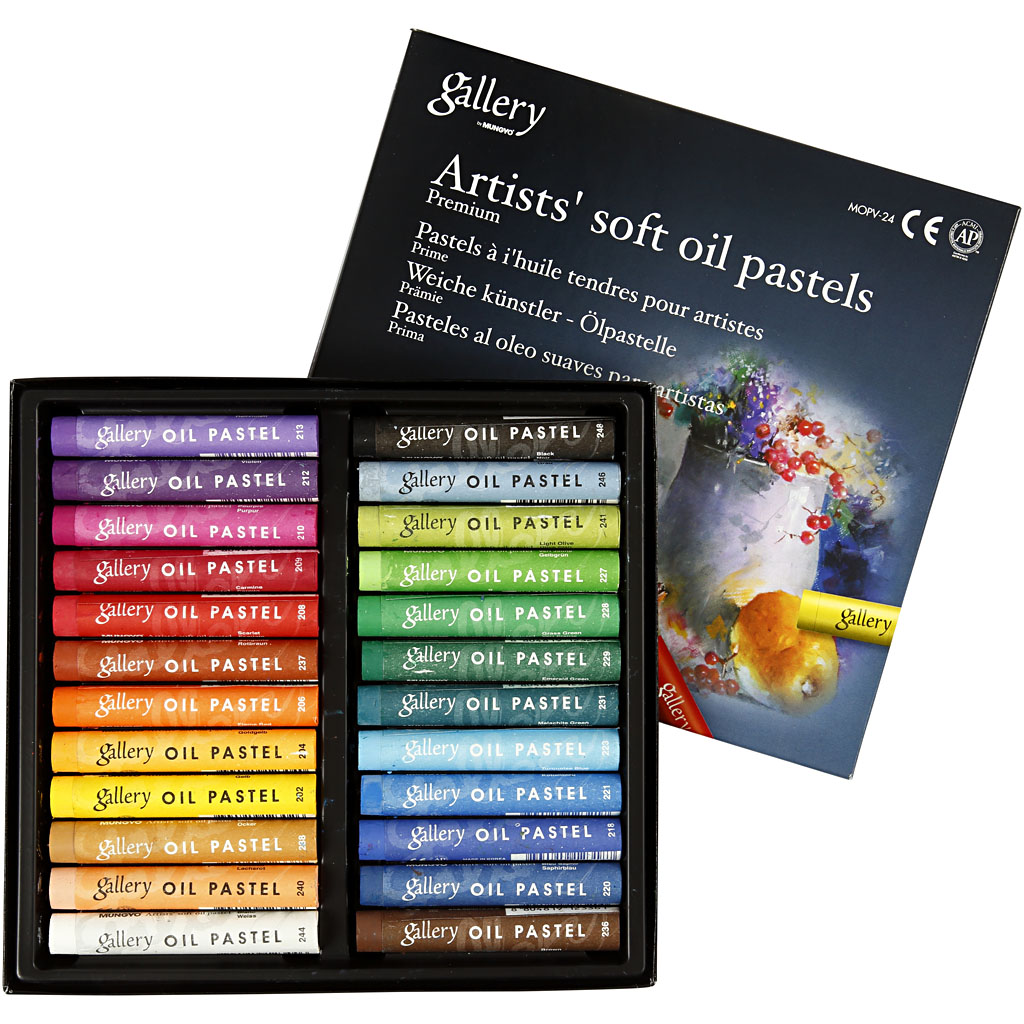 Gallery - Premium Oil Pastel (24 pcs)