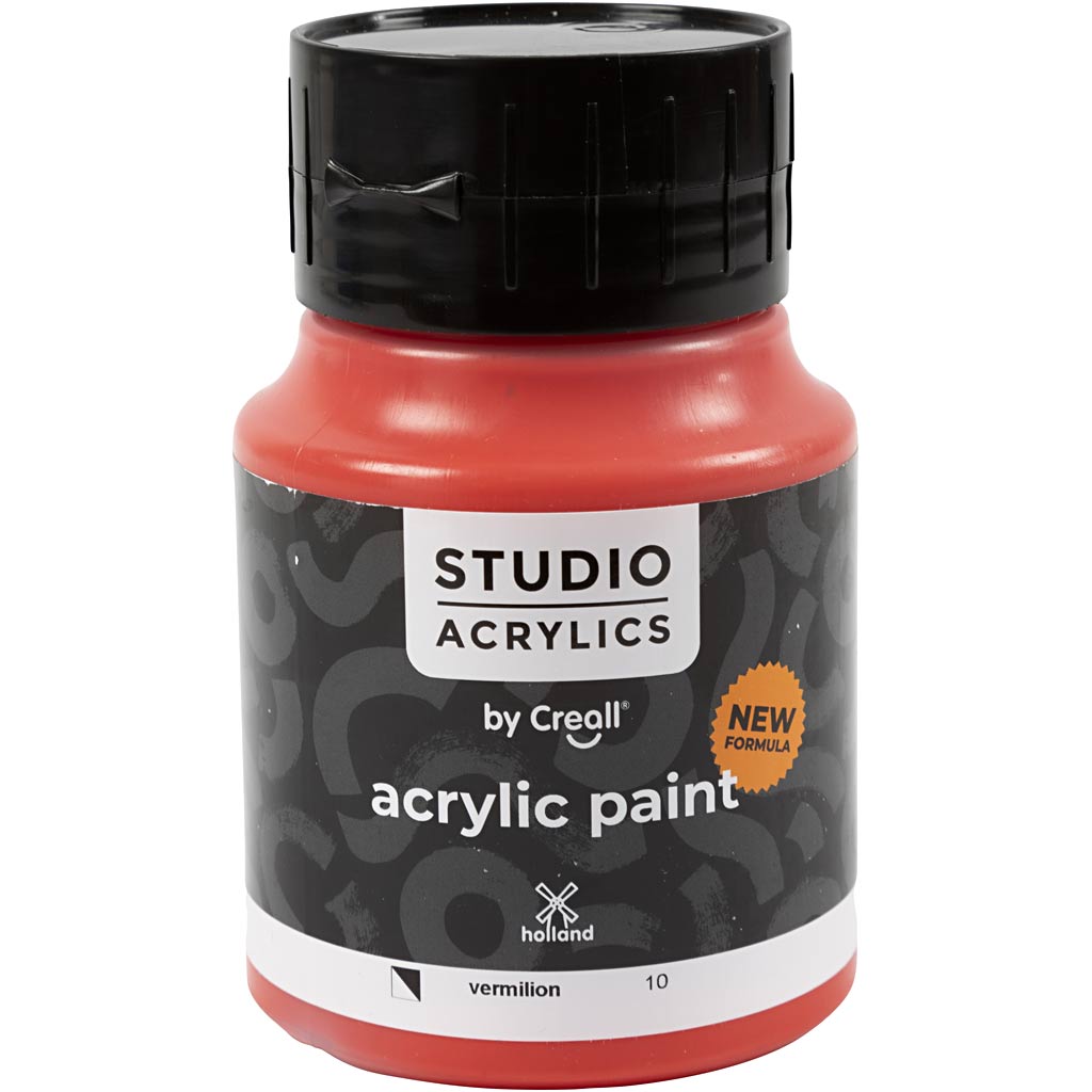 Acrylverf | Heutink | Vermiljoen | 500 ml