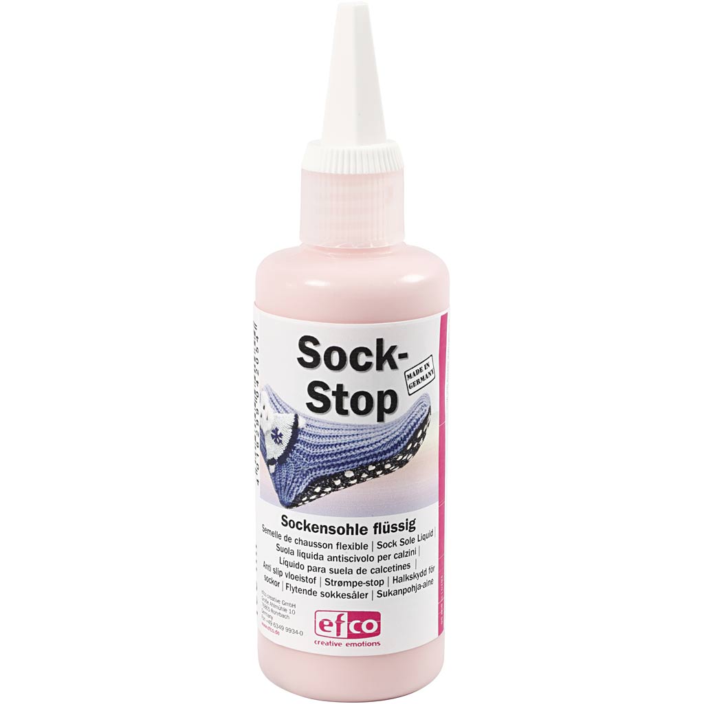 Sock-Stop Antislip, lichtrood, 100 ml/ 1 fles