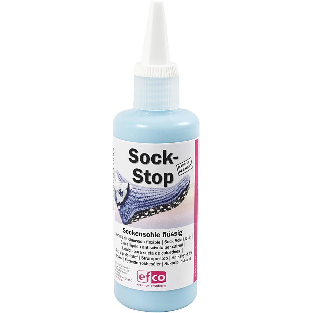 Sock-stop, lys blå, 100ml/ 1 fl.