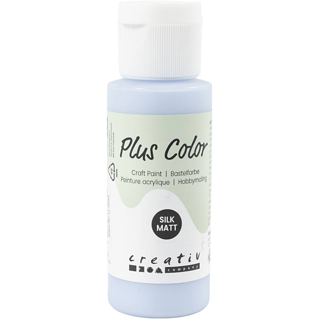 Plus Color acrylverf, lichtblauw, 60 ml/ 1 fles