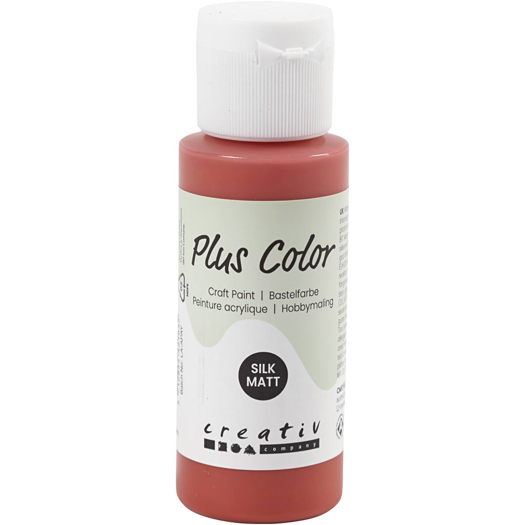 Acrylverf - Kerstrood - Plus Color - 60 ml