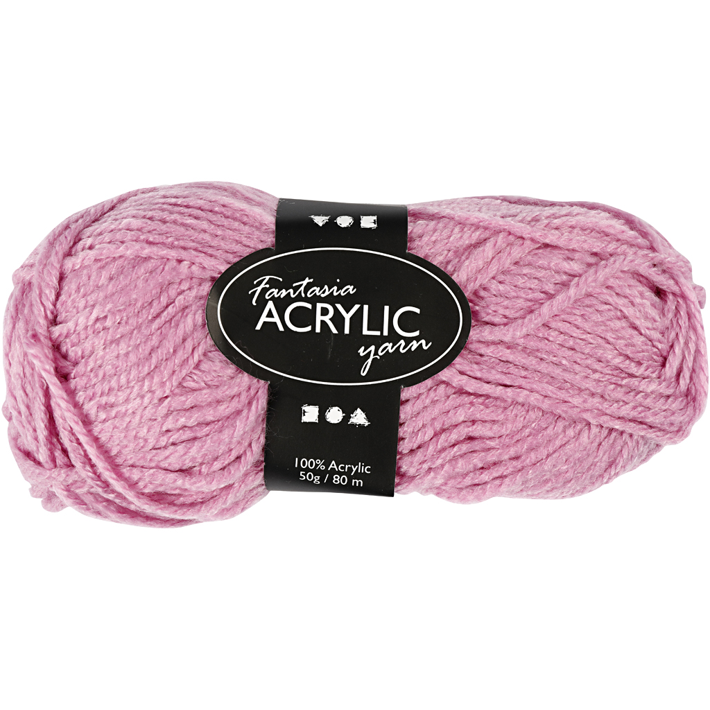 Creotime fantasia acryl garen roze 80 m 50 g