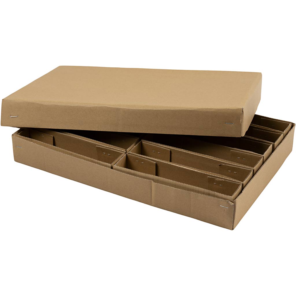 Box voor potloden, afm 6x26x38 cm, 1 stuk