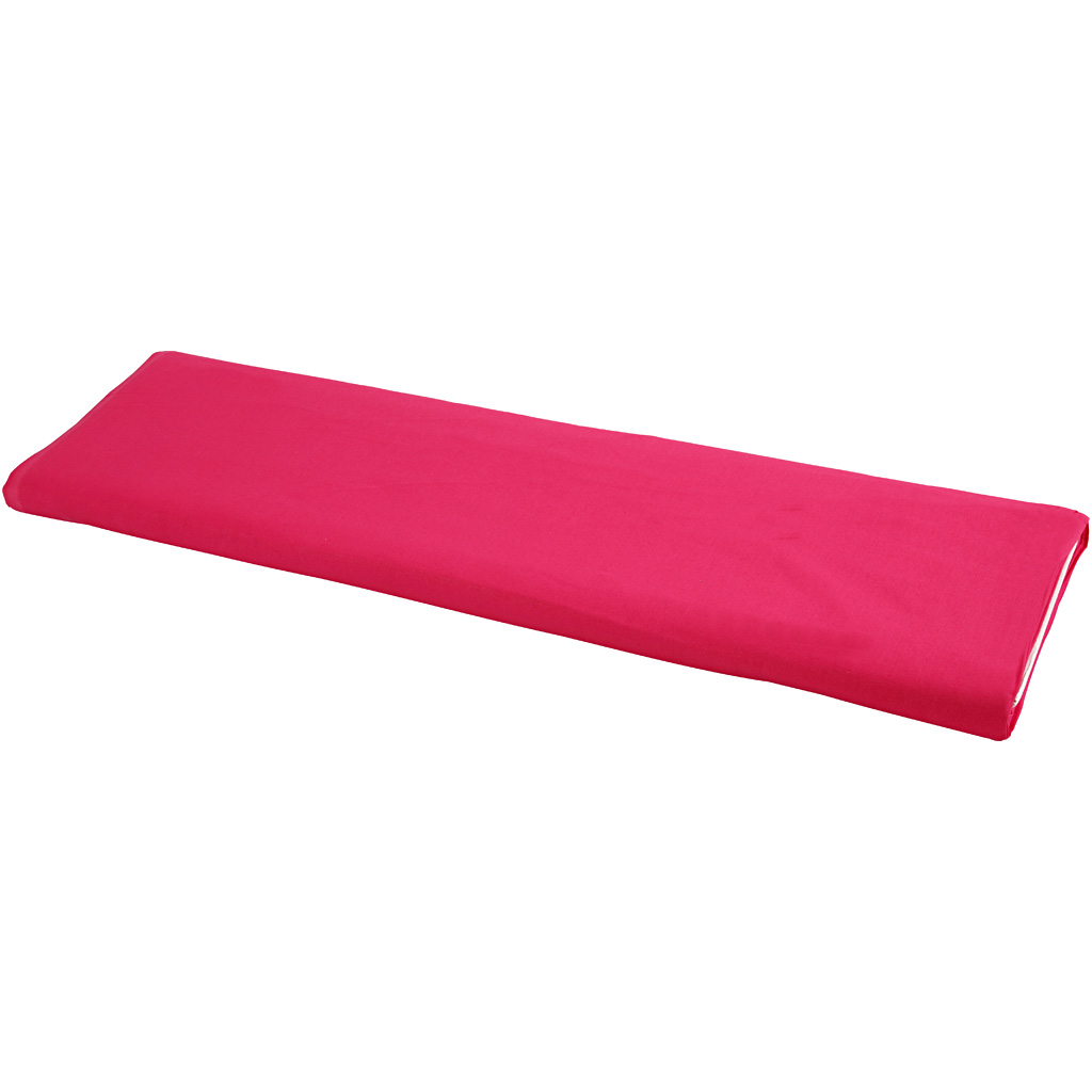 Stof, B: 145 cm, 140 gr, fuchsia, 10 m/ 1 rol