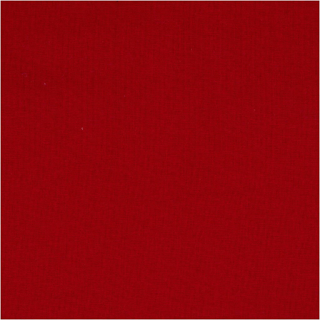 Stof, B: 145 cm, 140 gr, rood, 10 m/ 1 rol
