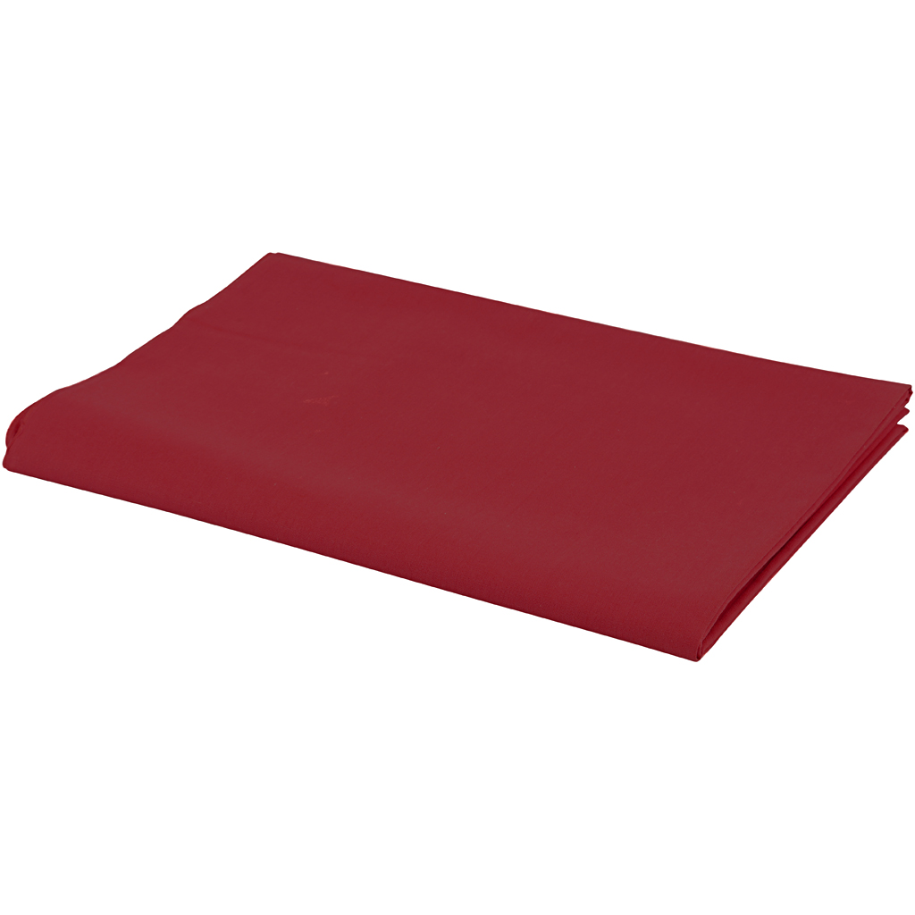 Stof, B: 145 cm, 140 gr, rood, 1 str.m