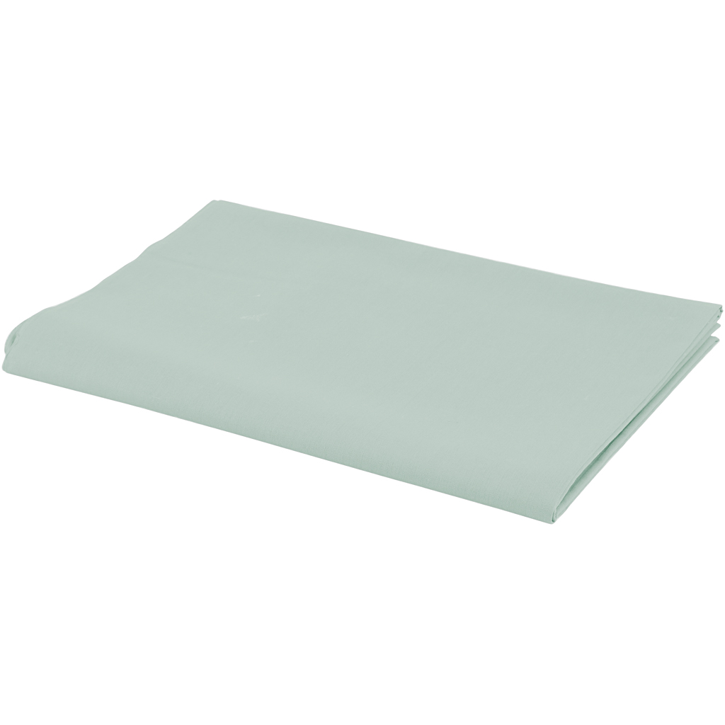 Stof, B: 145 cm, 140 gr, mint groen, 1 str.m