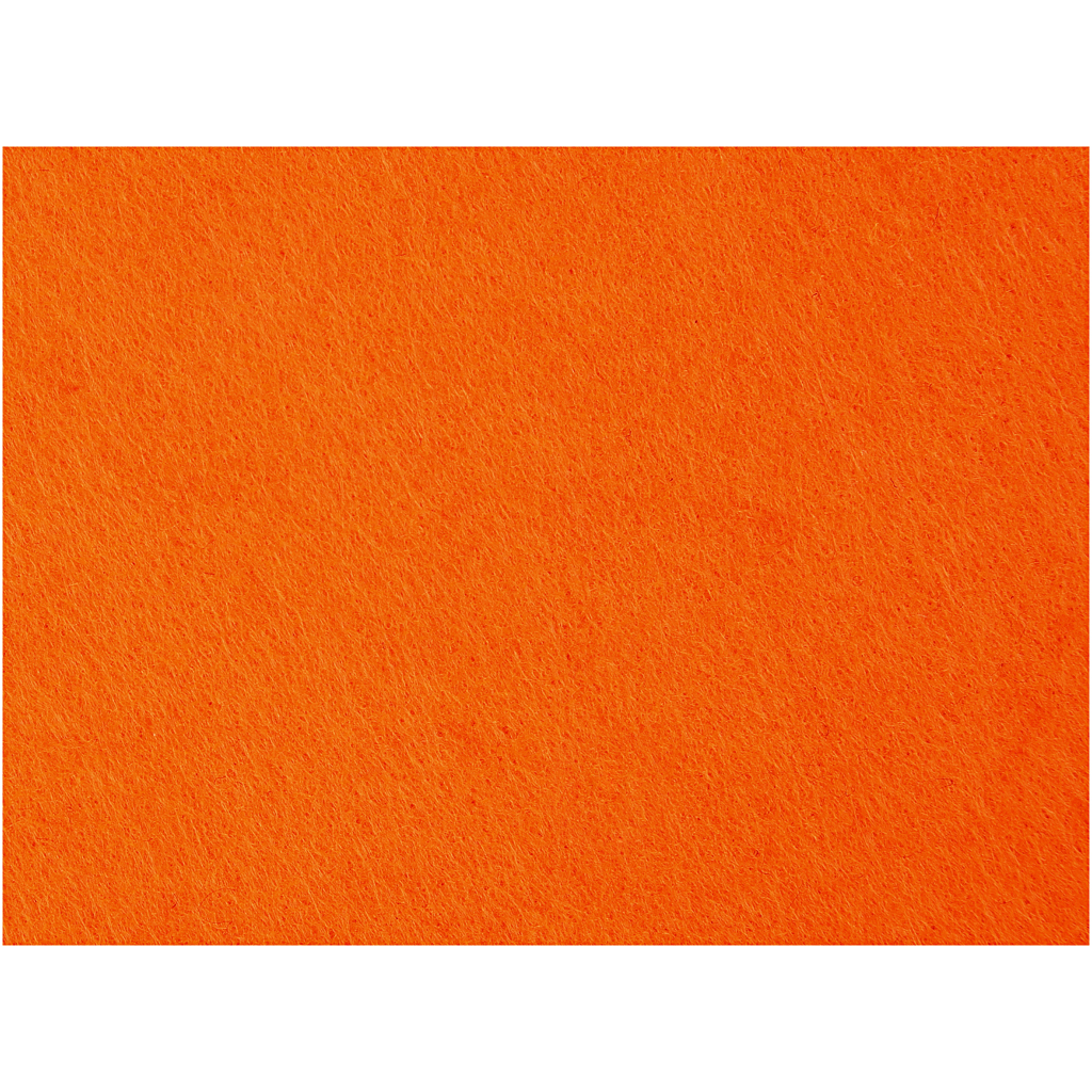 Hobbyvilt, 42x60 cm, dikte 3 mm, oranje, 1 vel