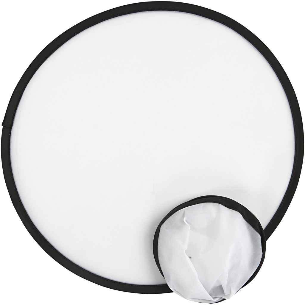 Creotime Frisbee, d: 25 cm, wit, 5 stuks