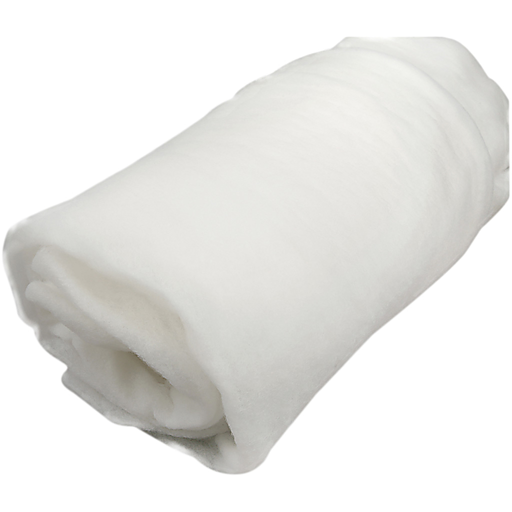 Polyester Vulling , B: 160 cm, dikte 1 cm, 100 gr, 5 m/ 1 rol