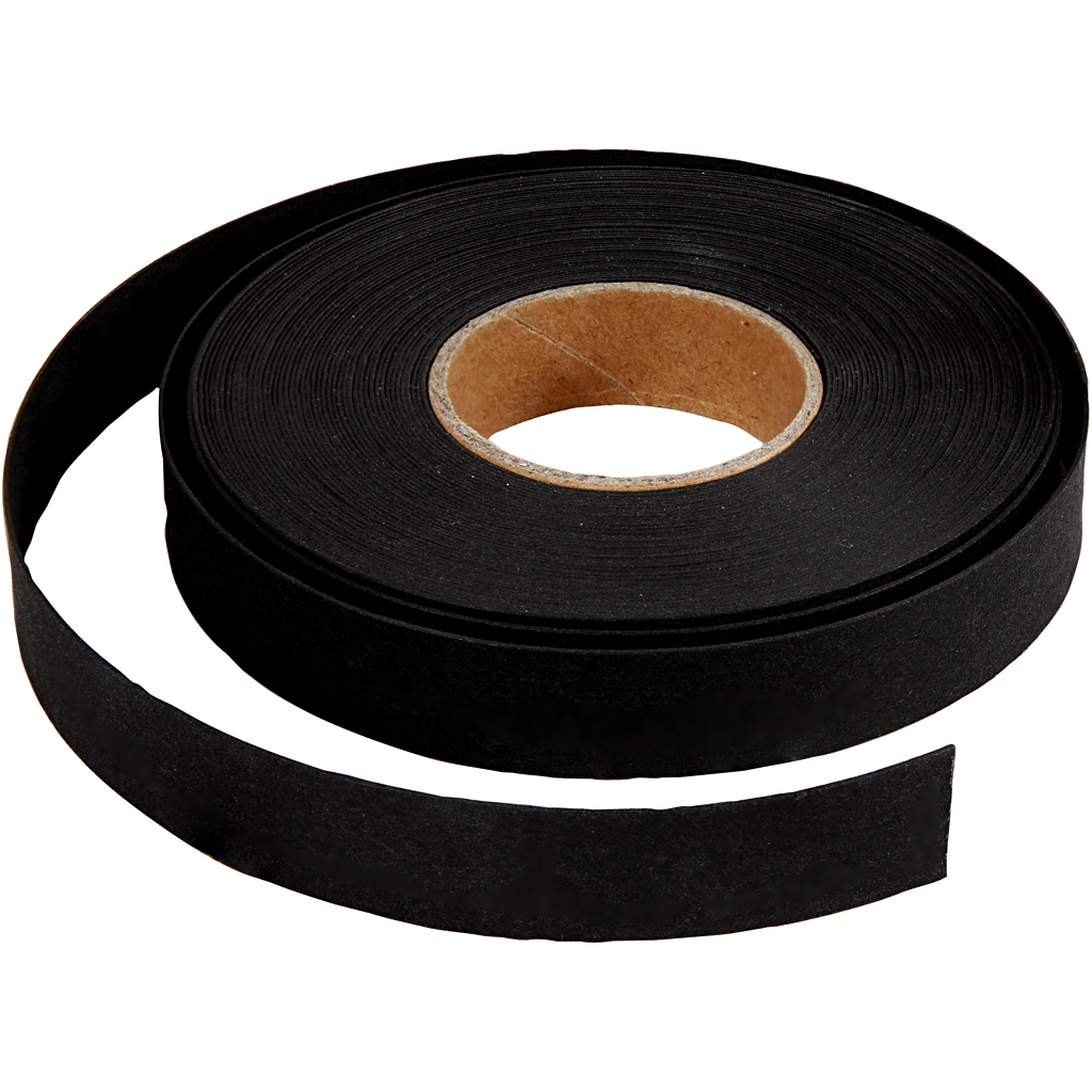 Flettestrimler, B: 15 mm, tykkelse 0,55 mm, sort, 9,5 m/ 1 rl.