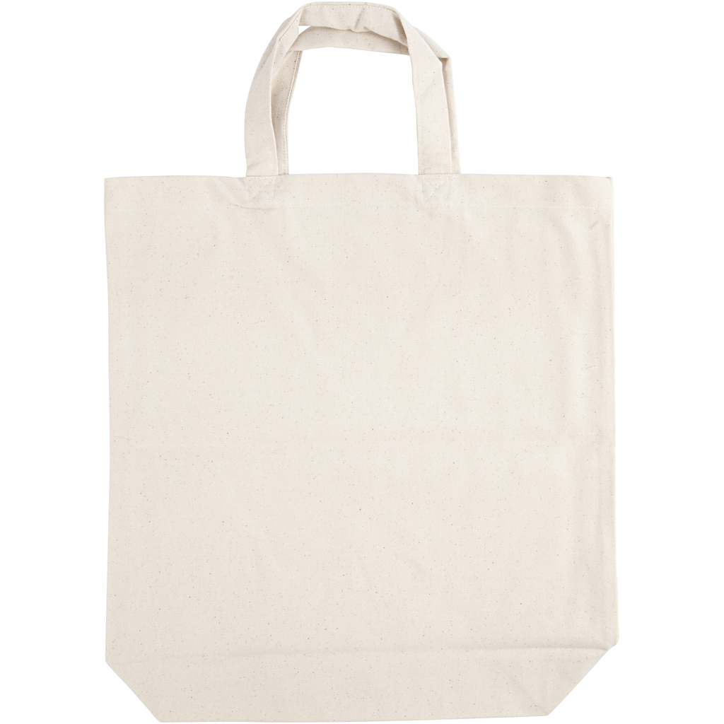 Tas met bodemvouw, afm 39x44x10 cm, 310 gr, licht naturel, 1 stuk