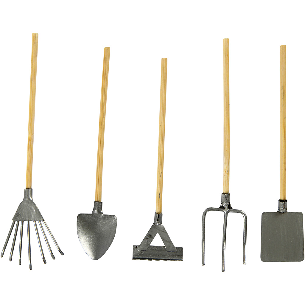 Tuingereedschap, L: 11 cm, 5 stuk/ 1 doos