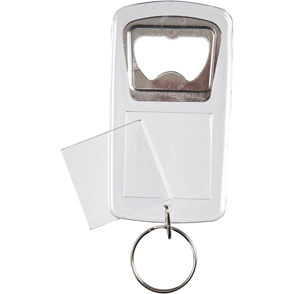 Creotime Sleutelhanger Flesopener 8 X 4,5 X 0,5 Cm 5 Stuks