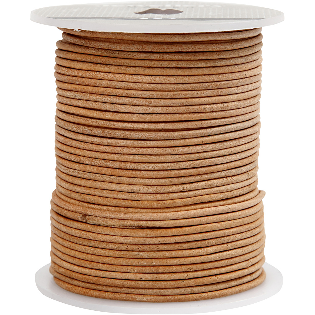 Creotime Leerkoord,  2 mm, naturel, 50 m