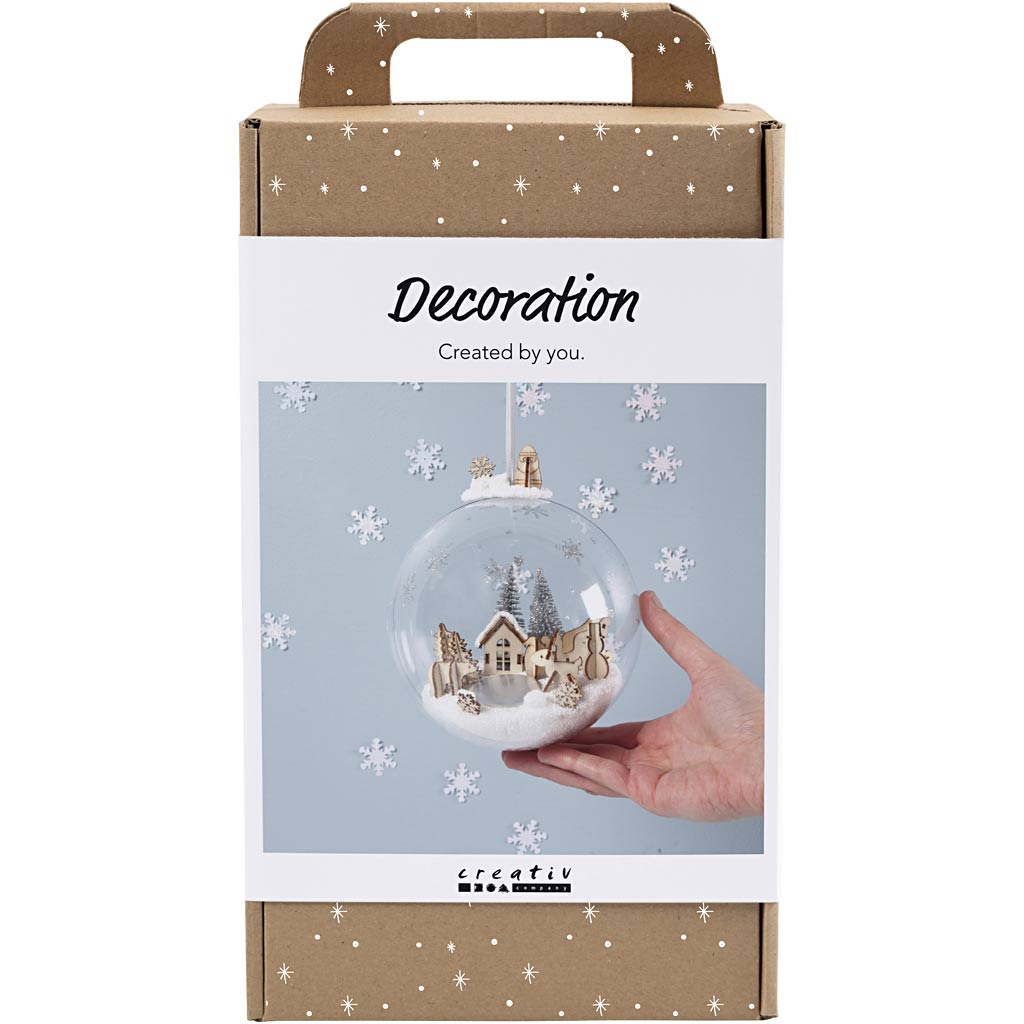 Materialenset voor decoratieve ballen, h:, 1 stuk