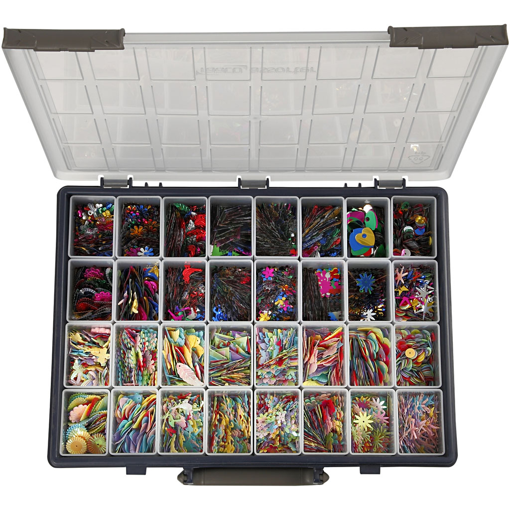 Multi paillettenmix, 32x25 gr/ 1 doos