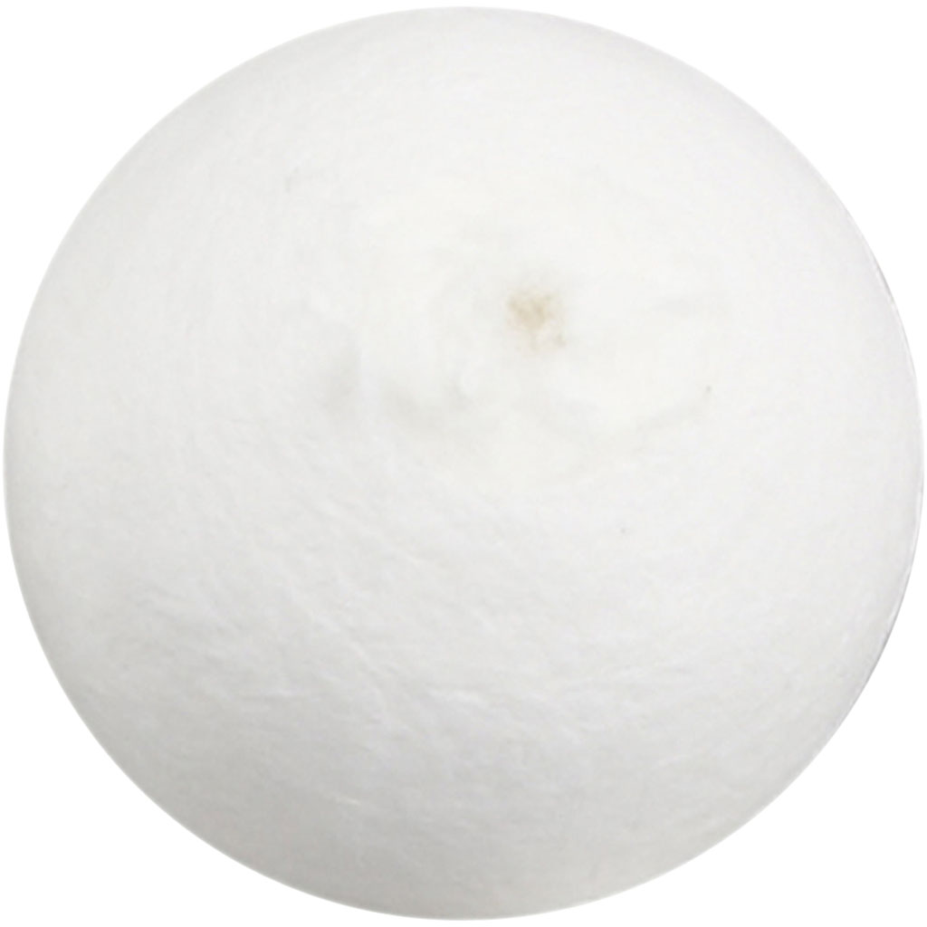 Ballen, d 40 mm, wit, 100 stuk/ 1 doos